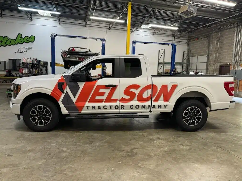 Pickup fleet wrap, Nelson Tractor Company, by High Stakes Creative