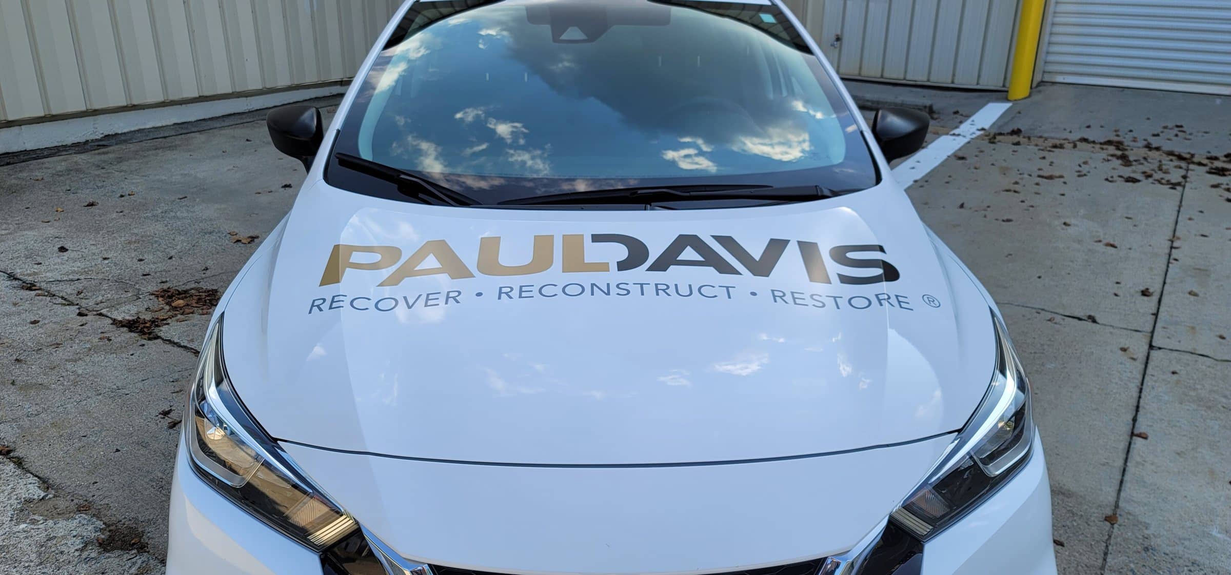 Hood logo graphic, Paul Davis Restoration, by High Stakes Creative