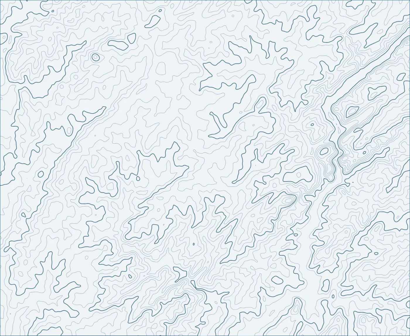 Topographic line map around Smyrna & Vinings, Georgia